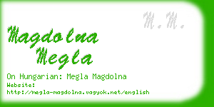 magdolna megla business card